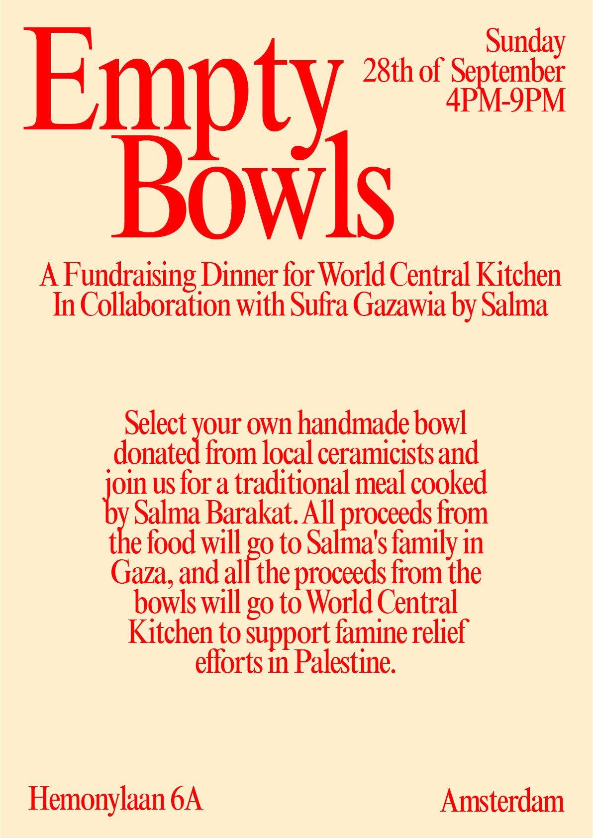 Empty Bowls Fundraiser